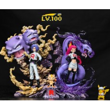 Pokemon : Team Rocket  James & Weezing , Jessie & Arbok , Meowth By Lv.100 Club Studio